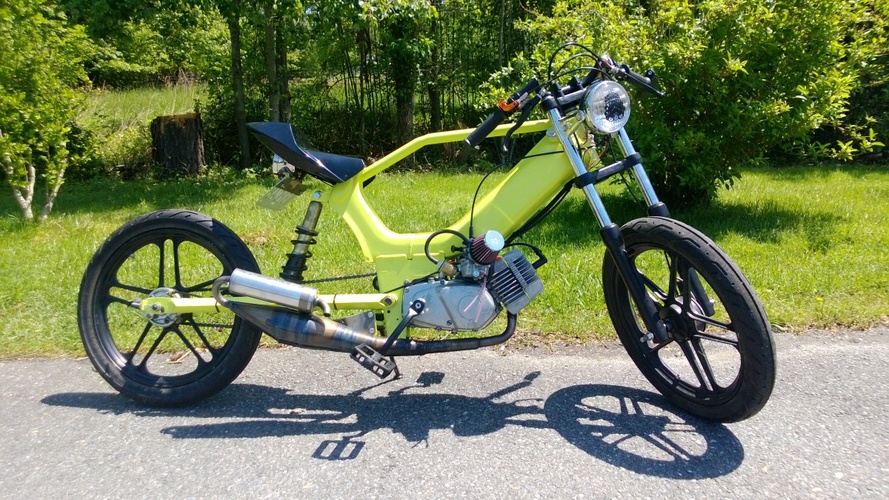 Super Stretch Swingarmstrong - 1977 Tomos A3SP