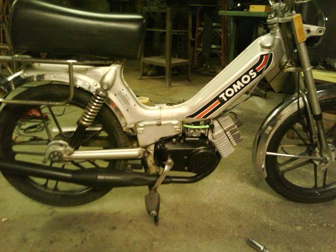 silvery bullet - 1980 Tomos Silver Bullet
