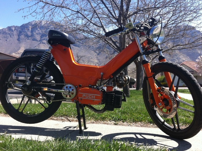 Orange Beatdown - 1977 Puch Maxi II