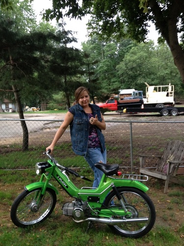 Green blaze - 1980 Puch Maxi