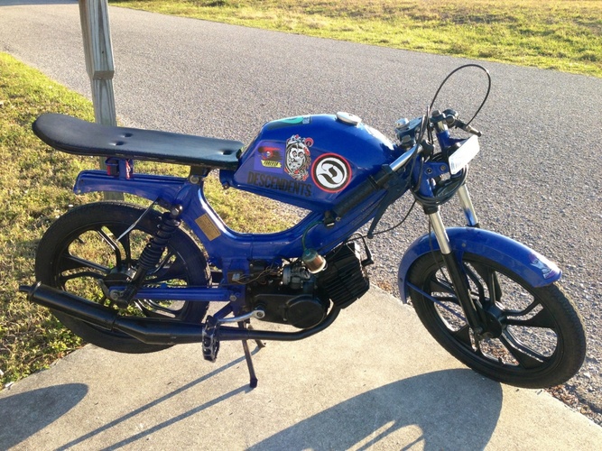 Ol' Blue - 1995 Tomos Targa LX