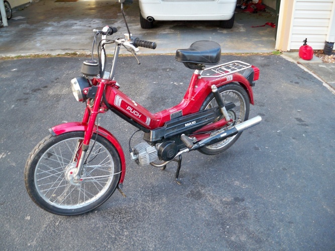 Minty Red Maxi - 1986 Puch Maxi