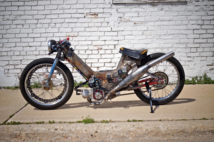 Wet Rat.  - 1978 Puch Maxi