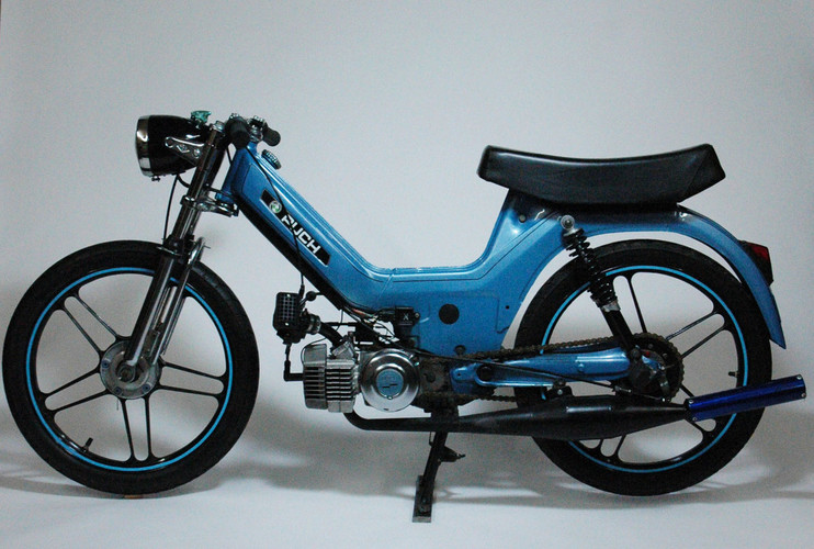 LBM * little blue moped - 1977 Puch Newport