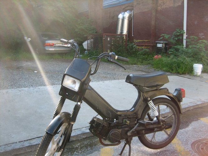 Stock 1996 Tomos Sprint, Black - 1996 Tomos Sprint