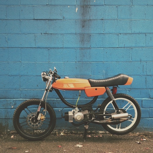 Orange Magnum - 1979 Puch Magnum MK II
