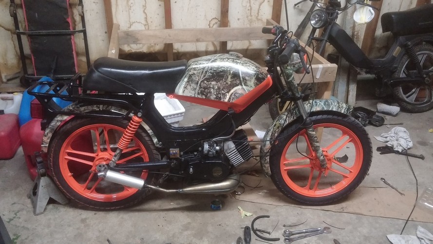 camo bike -  Tomos Targa LX