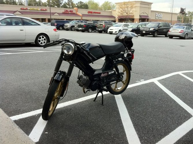 Ohh look a top tank! - 2004 Tomos Targa TTLX