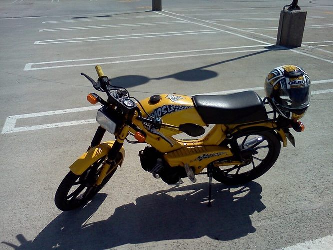Go Yellow - 2005 Tomos Targa LX