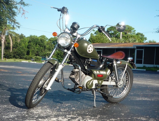 Army Bobber - 2011 Tomos Revival TS