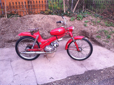 Puch OldTimer 3speed chopped - 1958 Puch Campus 50