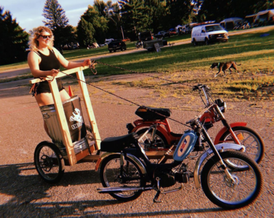 The Moped Chariot of the Gods - 1977 Motron Medalist