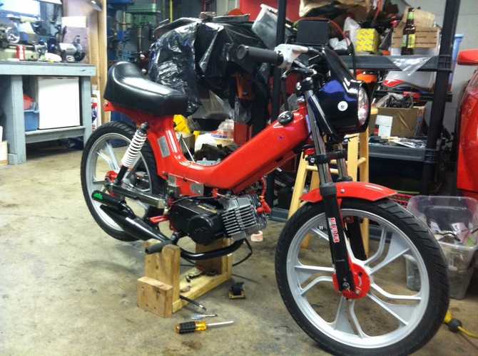 sprinting - 1993 Tomos Sprint