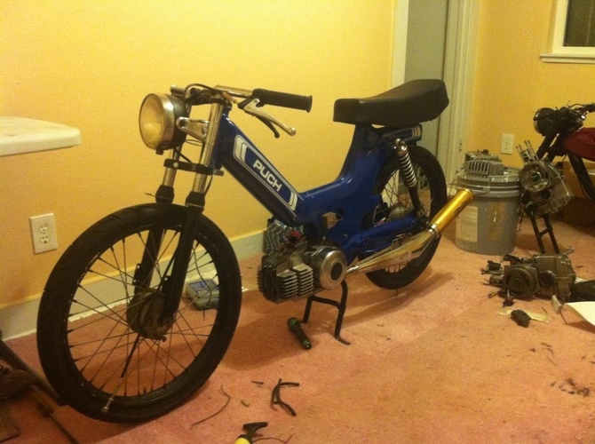 Blue turbo - 1979 Puch Maxi