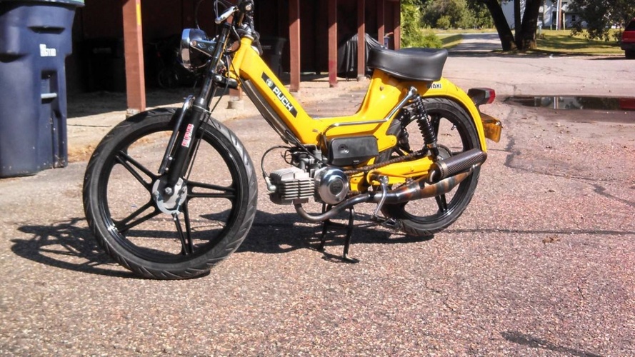 77 Yellow Maxi - 1977 Puch Maxi S