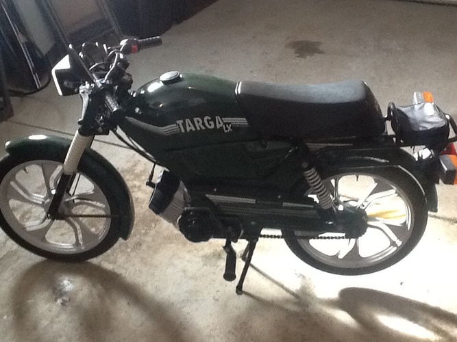 Green bullet - 1995 Tomos LX