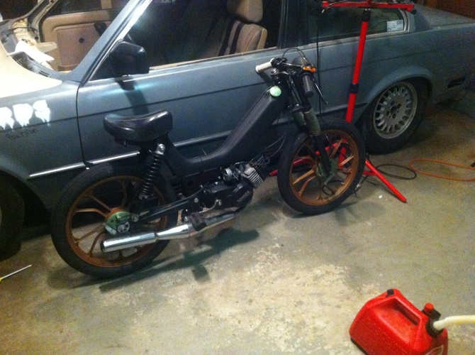 Home Built Heartbreaker -  Tomos Targa