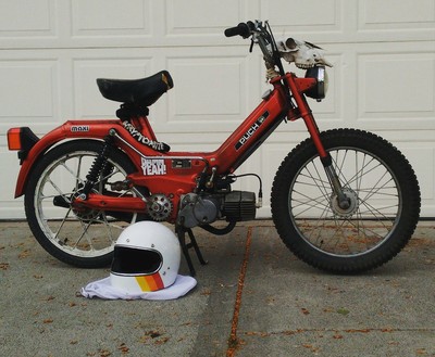 Crimson Ghost - 1977 Puch Maxi S