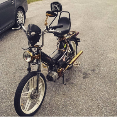 Jason rides again - 1976 Puch Nostalgia