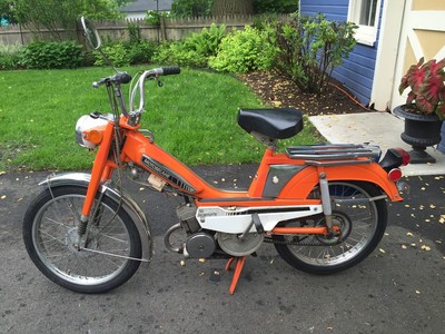 Orange is the new addicition - 1977 Motobecane Mobylette