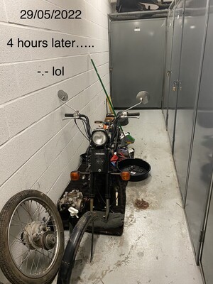 1983 PA50II cafe - 1983 Honda PA50 II