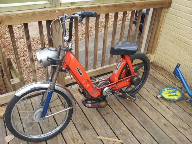 Orange Ciao - 1974 Vespa Ciao