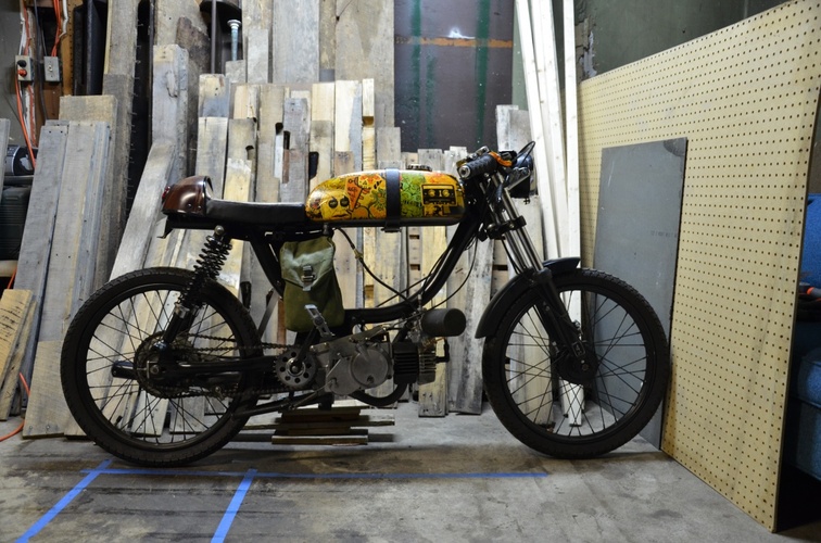 Puch Forrest Fire Cafe - 1979 Puch Magnum MK II