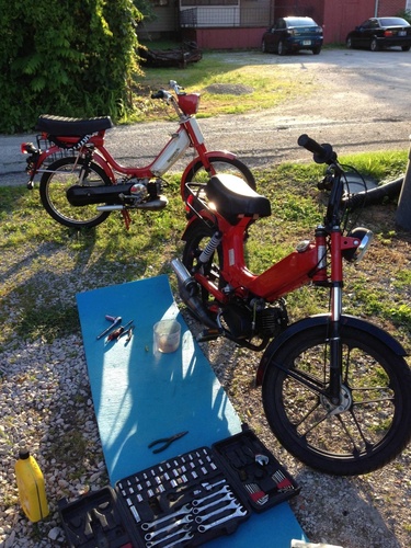 Red Tomos Sprint - 1994 Tomos Sprint