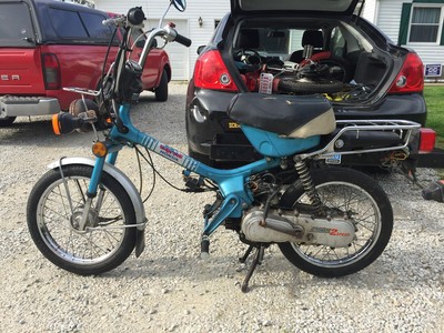 Blue Honda Express - 1982 Honda Express NC50