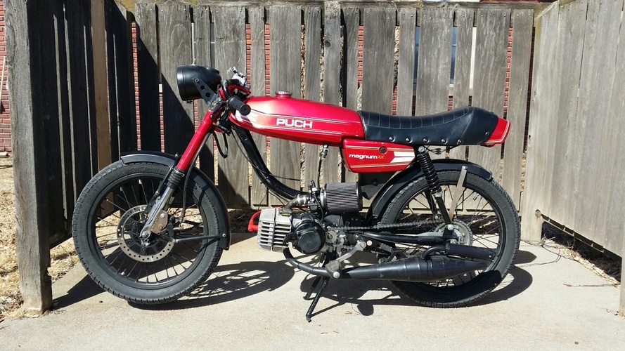 Red Danger - 1979 Puch Magnum MK II