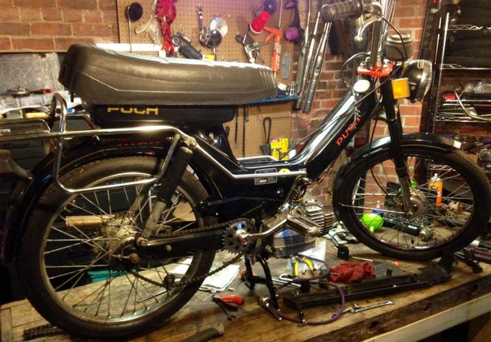 Who'd a thunk it. I'm making a maxi?!?!  - 1976 Puch Nostalgia
