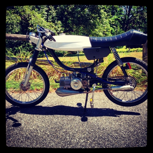 Black and White - 1979 Puch Magnum XK