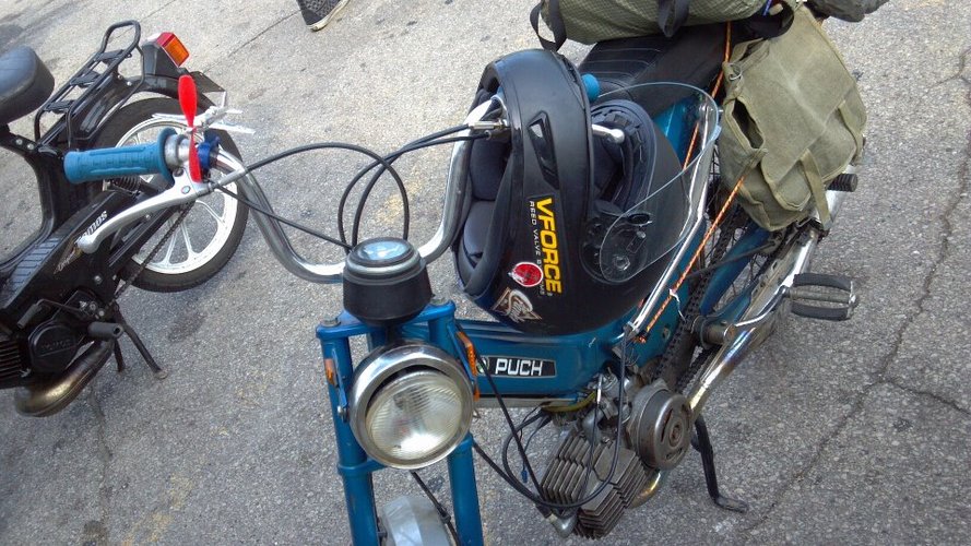 Blue Buddy Maxi - 1977 Puch Maxi S