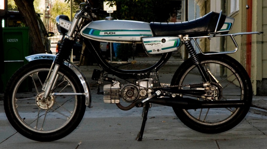 SilverMoonbeam circa 2008 - 1978 Puch Magnum