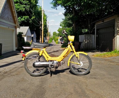 Yellow Bumble Hobbit - 1981 Honda Hobbit