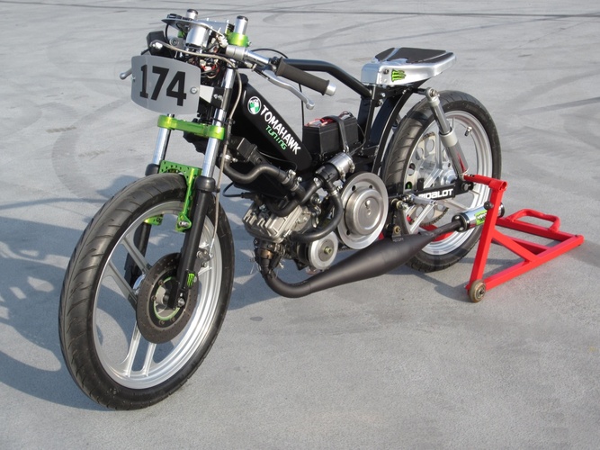 Monster RCX by Tomahawk Mopeds -  Peugeot 103