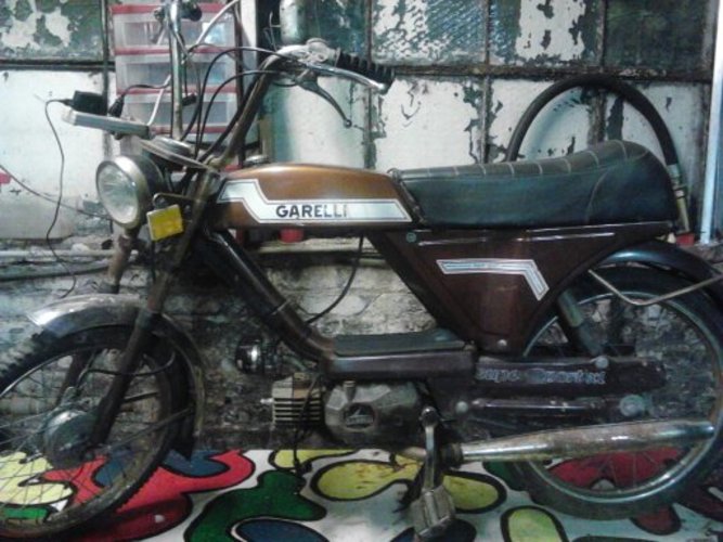 Helen a.k.a. Heli Garelli - 1978 Garelli Super Sport XL